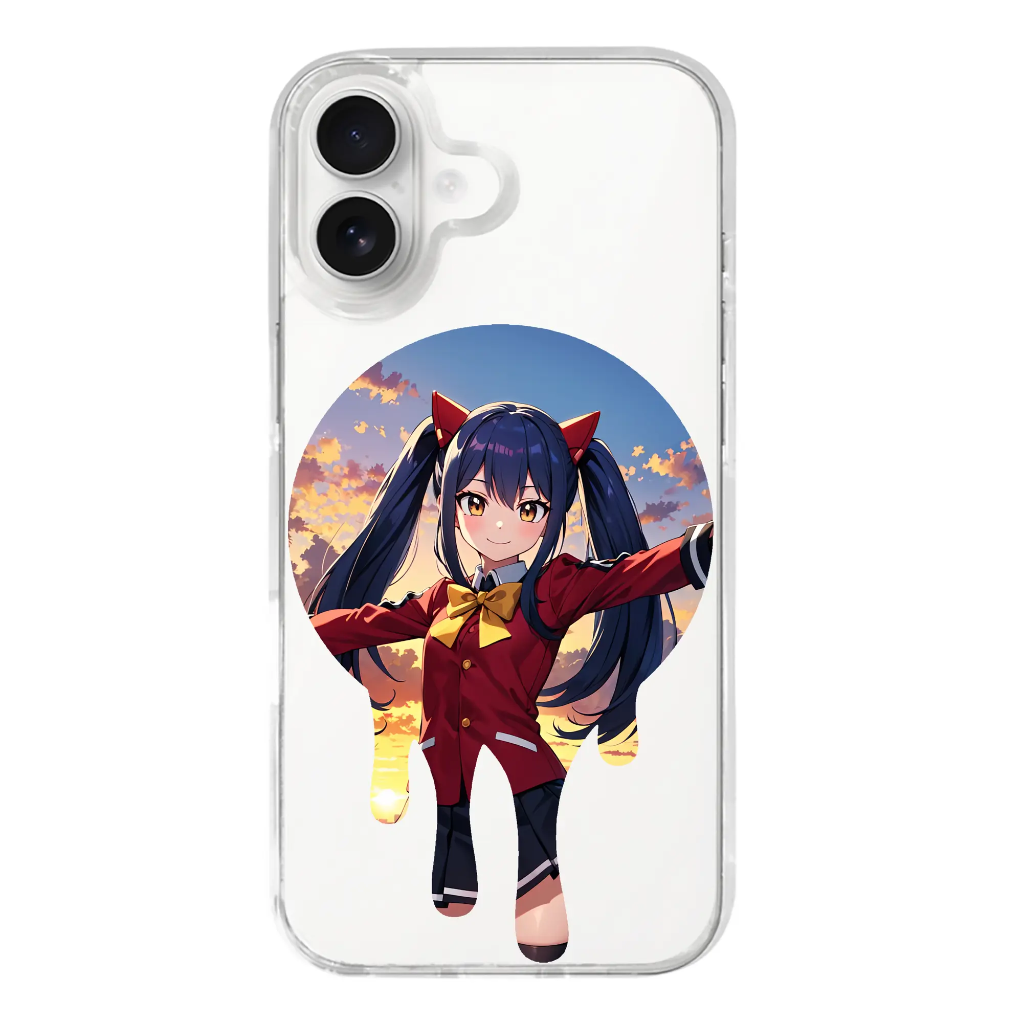 フェアリーテイル グッズ ウェンディ・マーベル - iPhone 17シリーズ 透明スマホケース – 薄型・耐衝撃・精密フィット保護カバー